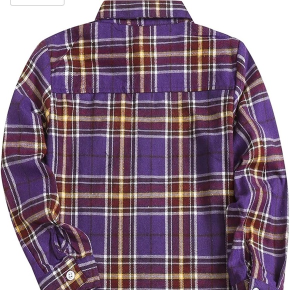 SANGTREE Boys Oxfod//Flannel//Denim Cotton Button Down Shirt